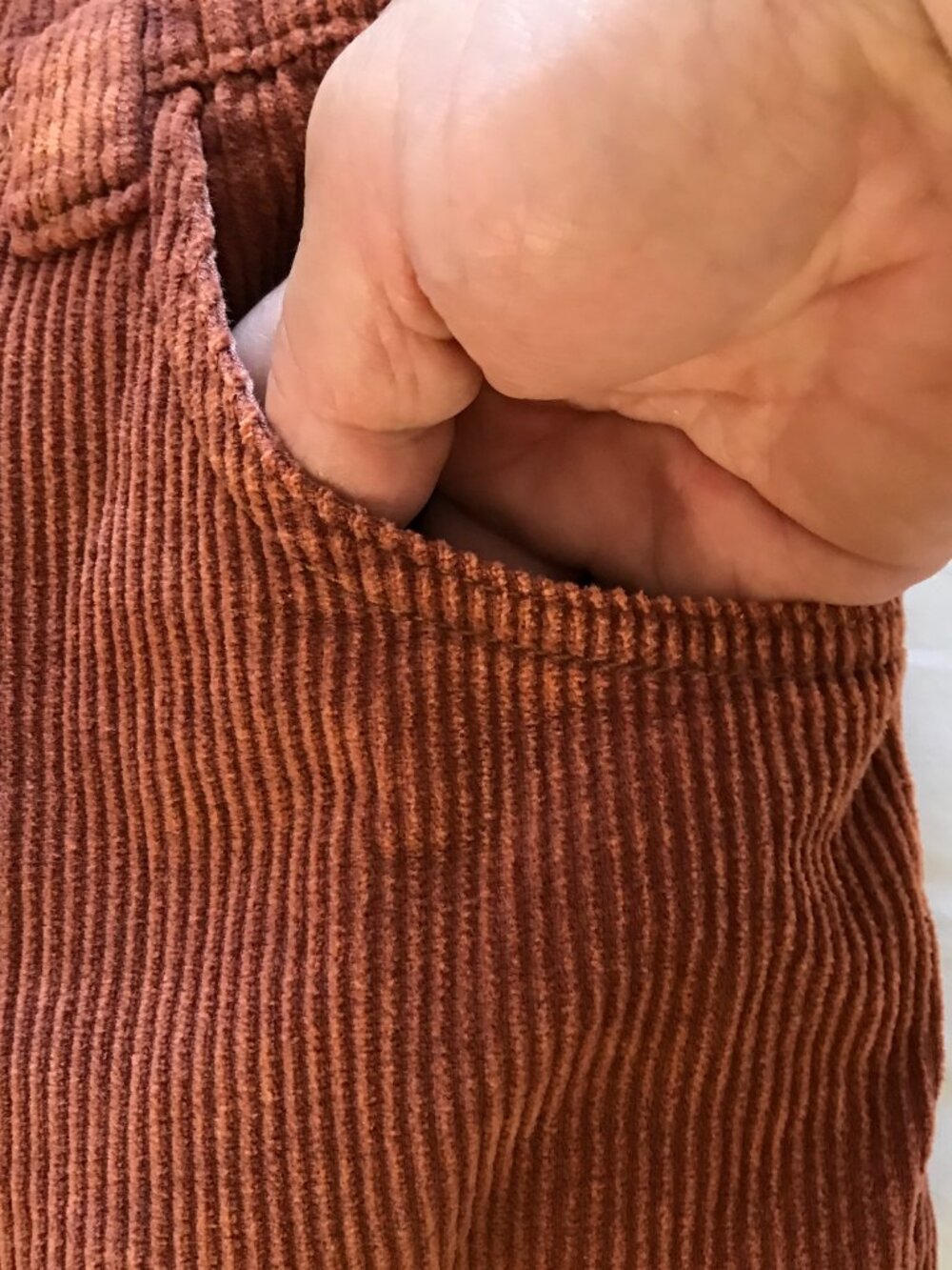 BDG Corduroy Utility Jumpsuit Women S Brown Button Up Pockets Short Sleeve 19146 - Picture 12 of 15